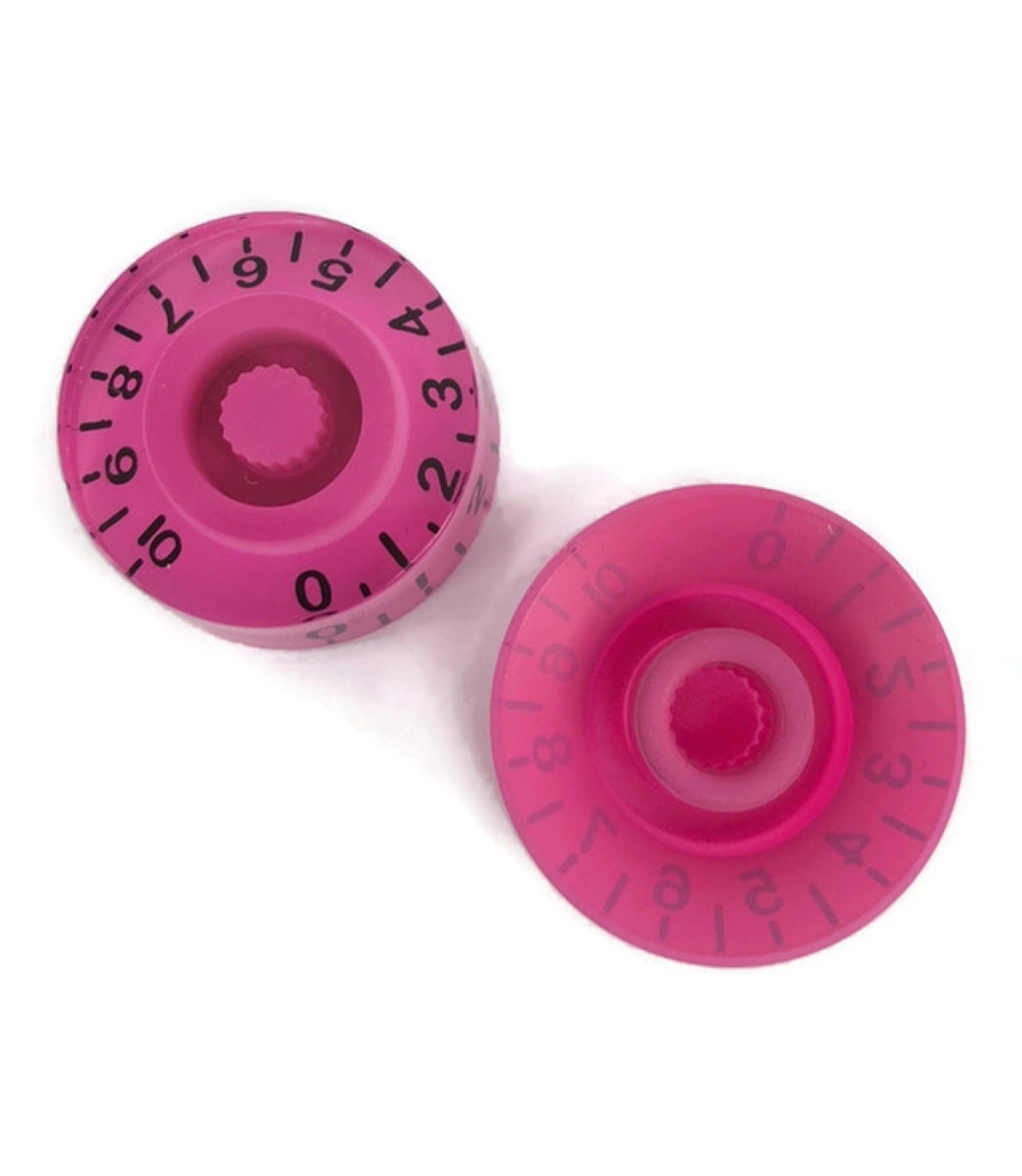 C-2005 Pink Gibson Style Speed Knob with Black Numbering 0 to 10