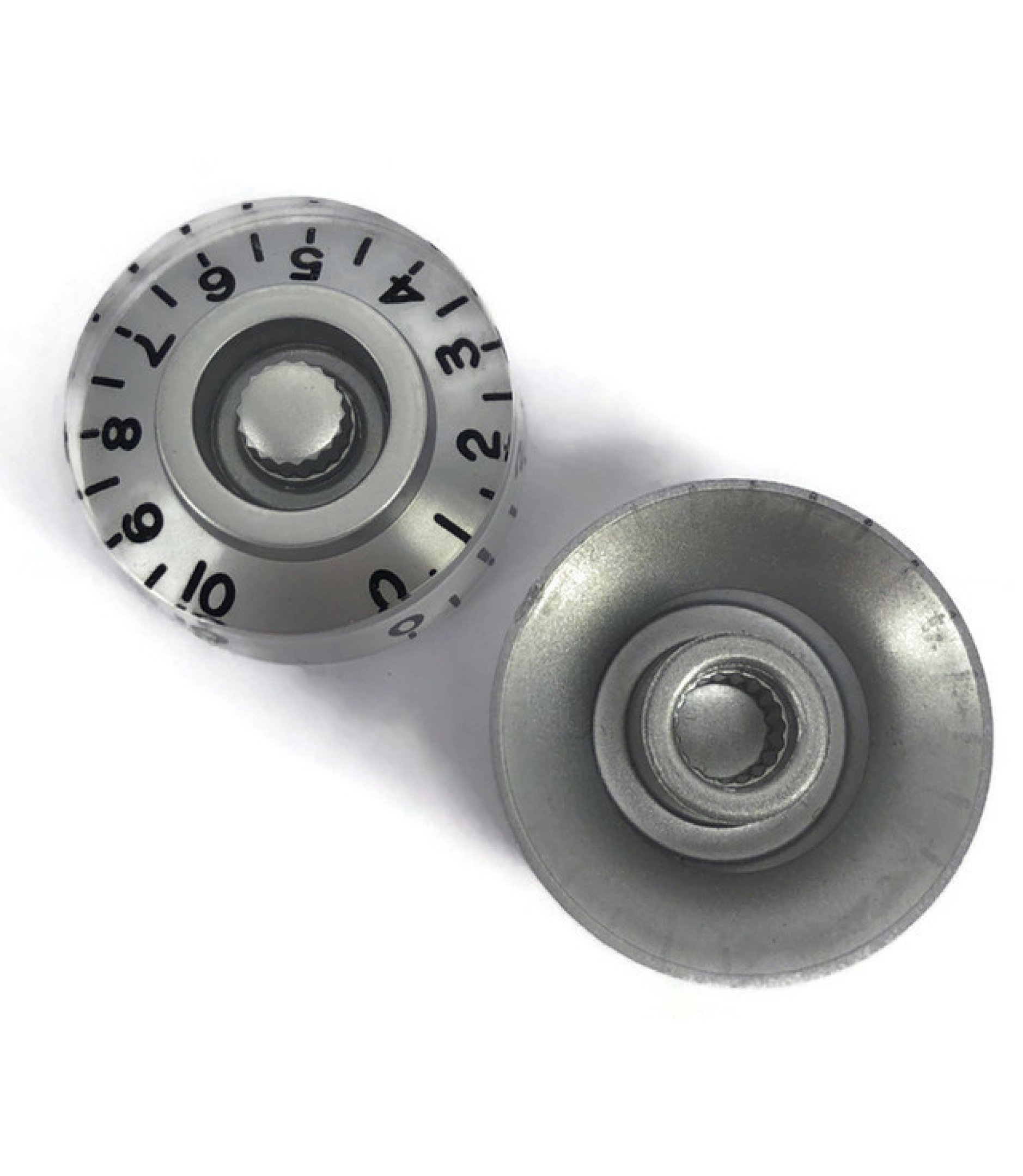 C-2005 Grey Gibson Style Speed Knob with Black Numbering 0 to 10
