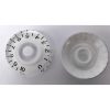 A-2898-2.jpg C-2005 Pure White Gibson Style Speed Knob with Black Numbering 0 to 10