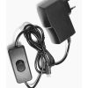 SPF-888 AC 100V-240V to DC 5V 3A Micro USB Power Supply Adapter EU Plug ON/OFF Switch