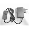 SPF-888 AC 100V-240V to DC 5V 3A Micro USB Power Supply Adapter EU Plug ON/OFF Switch