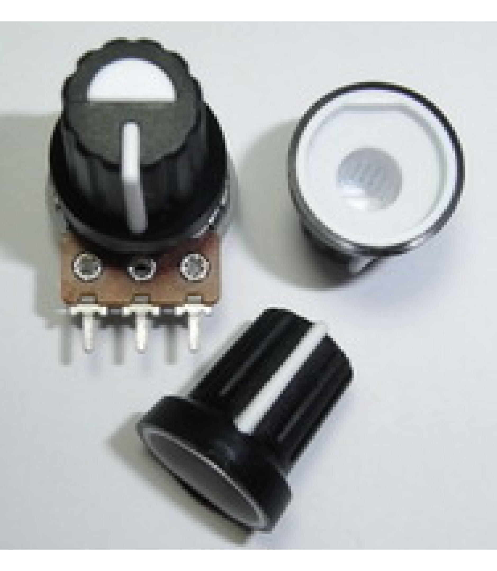 A-322_4_1.jpg Black Plastic Knob with White Pointer