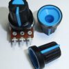 A-324_4.jpg Black Plastic Knob with Blue Pointer