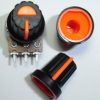 A-325_4.jpg Black Plastic Knob with Orange Pointer