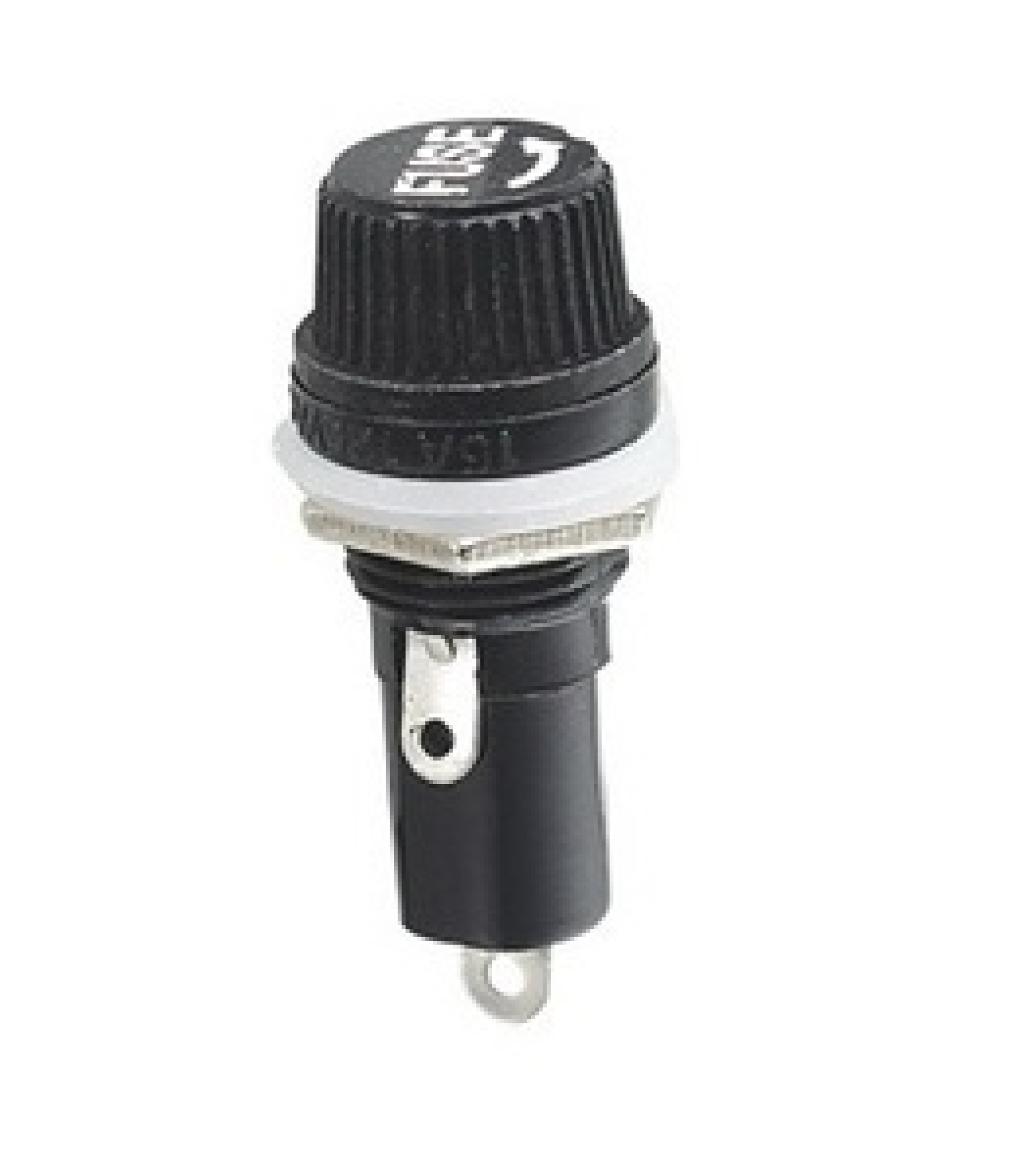 A-328_4_1.jpg Panel Mount Fuse Holder For M205 5x20mm Fuses