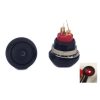 A-3485-3.JPG.jpg Illuminated Push Button Switch Momentary SPST Black Flat Cap with LED Red Color