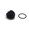 Push Button Switch OFF-(ON) Momentary SPST Black Round Cap