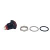 A-3490-1.jpg.jpg Illuminated Push Button Switch Momentary SPST Red Flat Cap with LED White Color