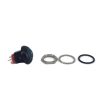 A-3595-3.jpg.jpg Illuminated Push Button Switch Momentary SPST Green Flat Cap with LED Yellow Color
