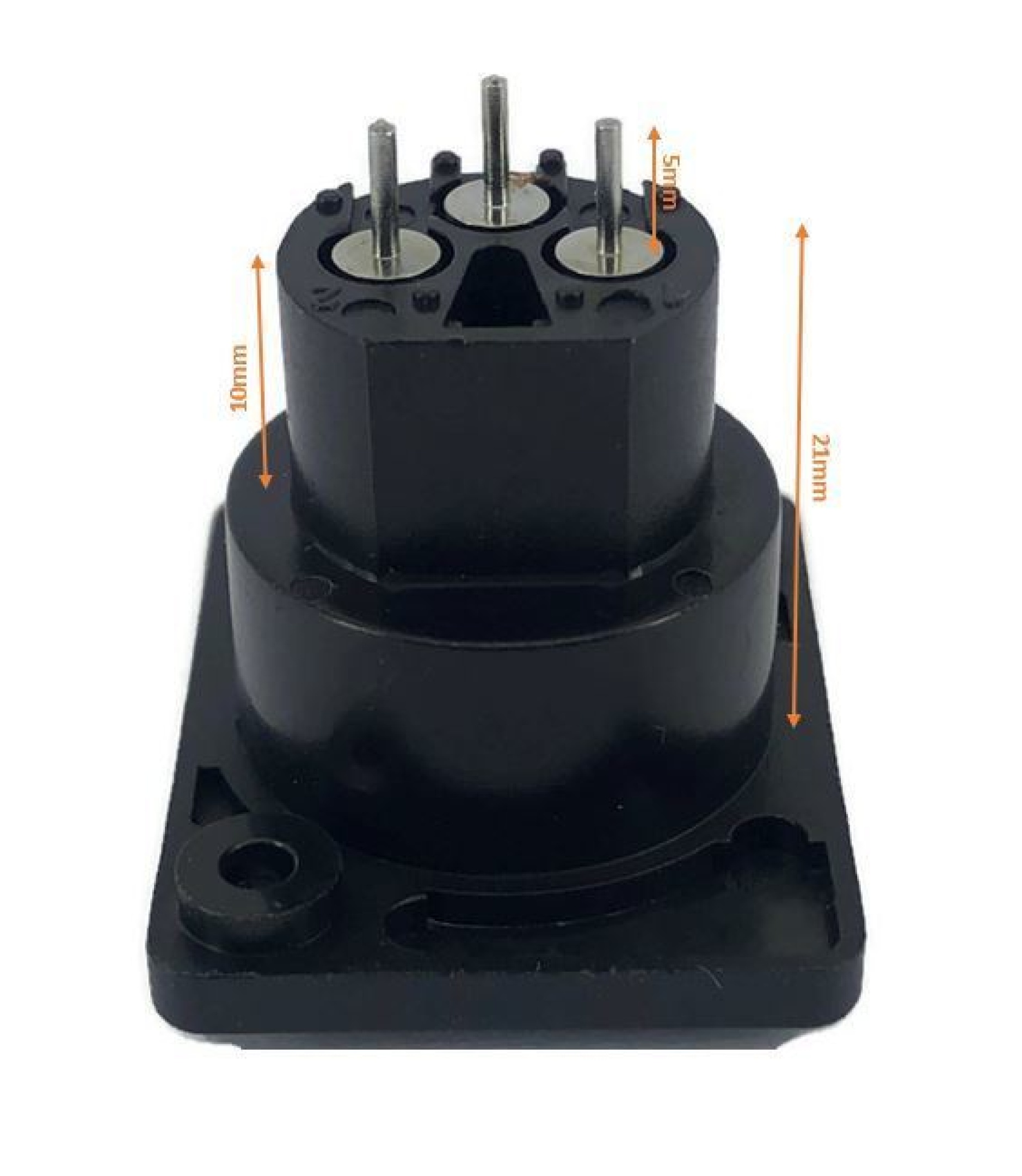 3 Pin XLR Female Panel Mount Chassis Socket