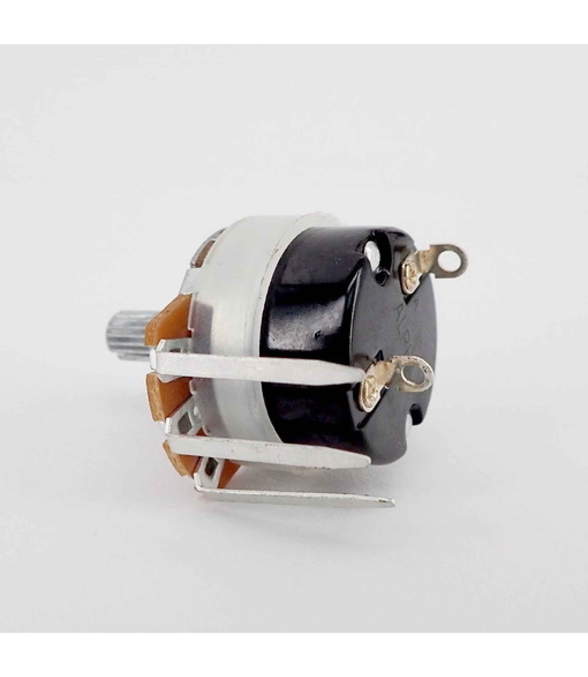 500K OHM Linear Taper Potentiometer On-Off Switch PCB Mount Knurled Shaft Dia: 6mm