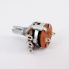 10K OHM Linear Taper Potentiometer On-Off Switch Solder Lugs Knurled Shaft Dia: 6mm