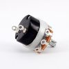 500K OHM Linear Taper Potentiometer On-Off Switch Solder Lugs Knurled Shaft Dia: 6mm