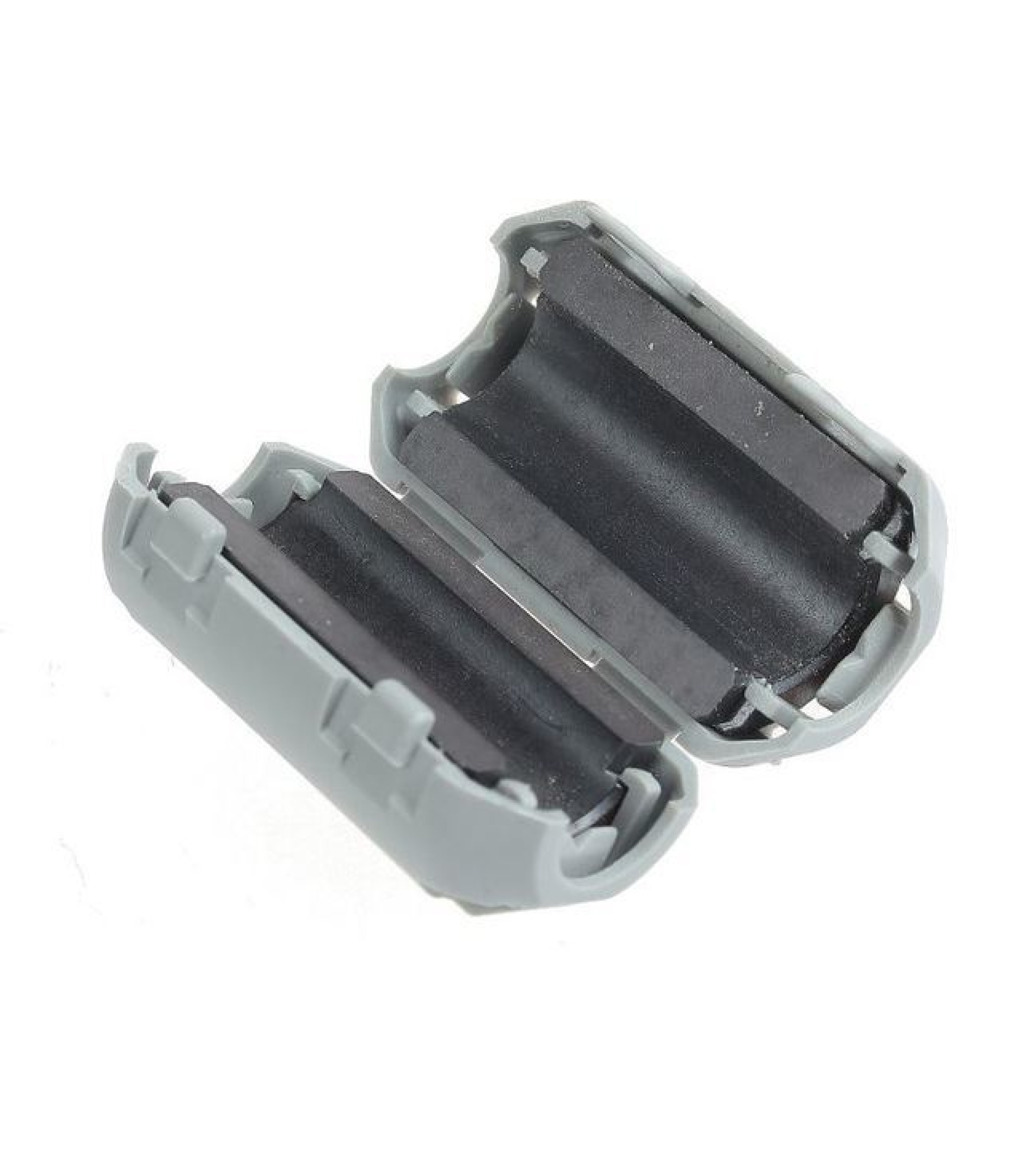Ferrite Clamp Noise Filter Diameter Cable 9mm Gray Color