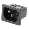 Male AC Power Plug Connector 3 Pins EAC409 15A 250V