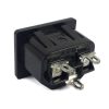 Male AC Power Plug Connector 3 Pins EAC409 15A 250V