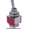 Mini Toggle Switch 1M Series Momentary DPDT On-(On)