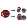 19mm Socket Adapter for Push button Switch 5 Wires