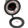 A-4672-3.png.png Waterproof Cap Black Color 12mm