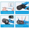 HSC8 6-4A Crimping Tool Plier 0.25-10mm² for AWG 23-7
