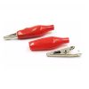Red Alligator Test Clip Crocodile Length 45mm