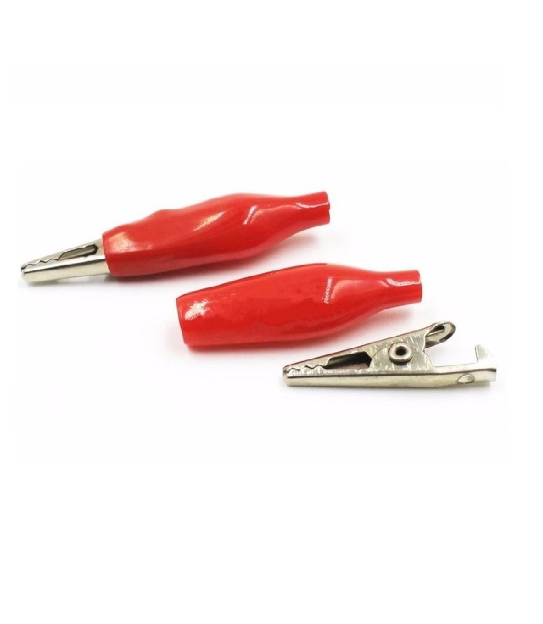 Red Alligator Test Clip Crocodile Length 28mm