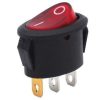 Oval Rocker Switch Red ON/OFF SPST (with lamp) 220VAC