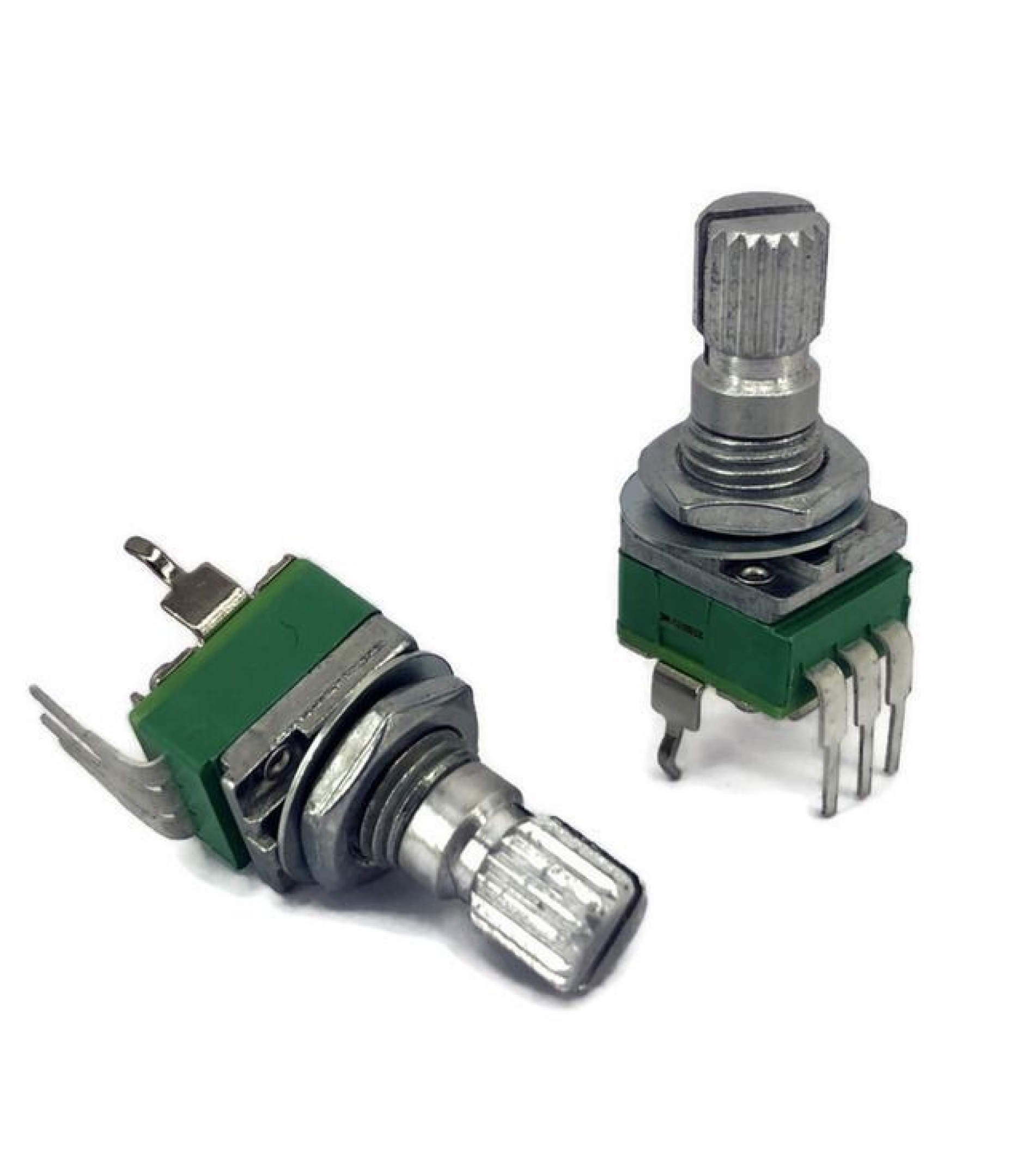500K OHM Linear Taper Potentiometer Spline Shaft PCB Mount 9mm