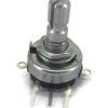 10K OHM Linear Taper Potentiometer On-Off Switch PCB Mount Knurled Shaft Dia: 6mm