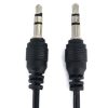 A-4751-2.jpg_1.jpg 3.5mm Stereo Male To 3.5mm Stereo Male Cable Black Color Total Length 22cm