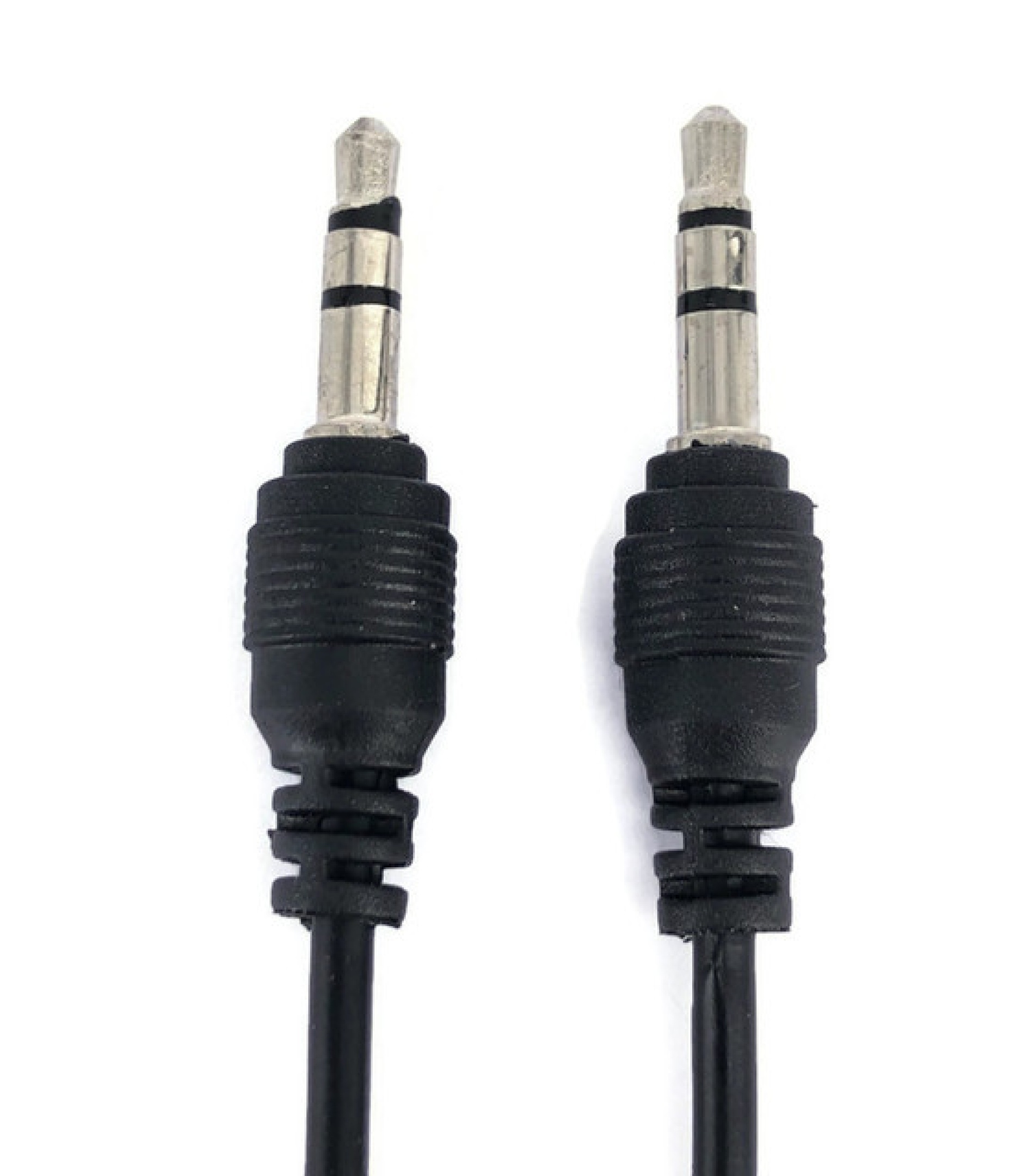 A-4751-2.jpg_1.jpg 3.5mm Stereo Male To 3.5mm Stereo Male Cable Black Color Total Length 22cm