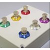 M12 Purple Color Aluminum Nut For 3PDT Footswitch
