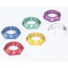 M12 Red Color Aluminum Nut For 3PDT Footswitch