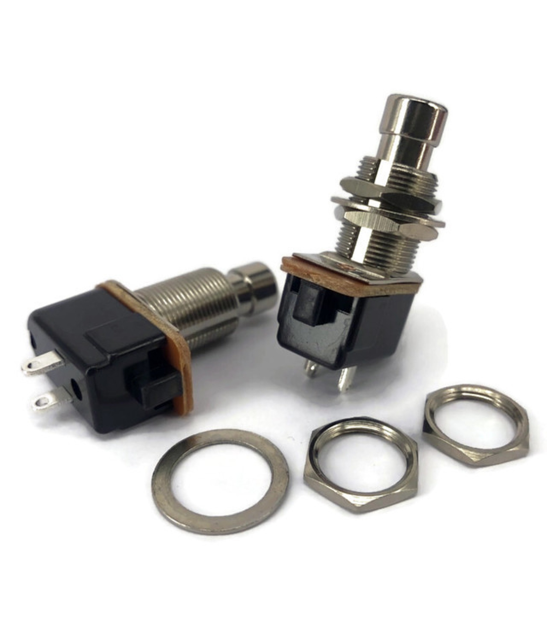 SPST Momentary Soft Touch Push Button Stomp Foots / Pedal Switch ON-(OFF)