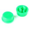 Round Tactile Push Button Cap Green Color