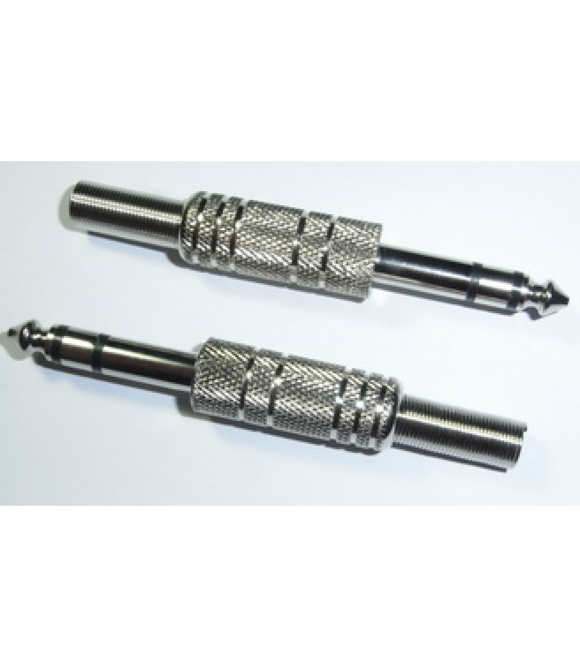6.35mm 1/4" Stereo Metal Plug with Spring