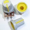 Yellow Plastic Knob with Pointer