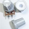 White Plastic Knob with Pointer
