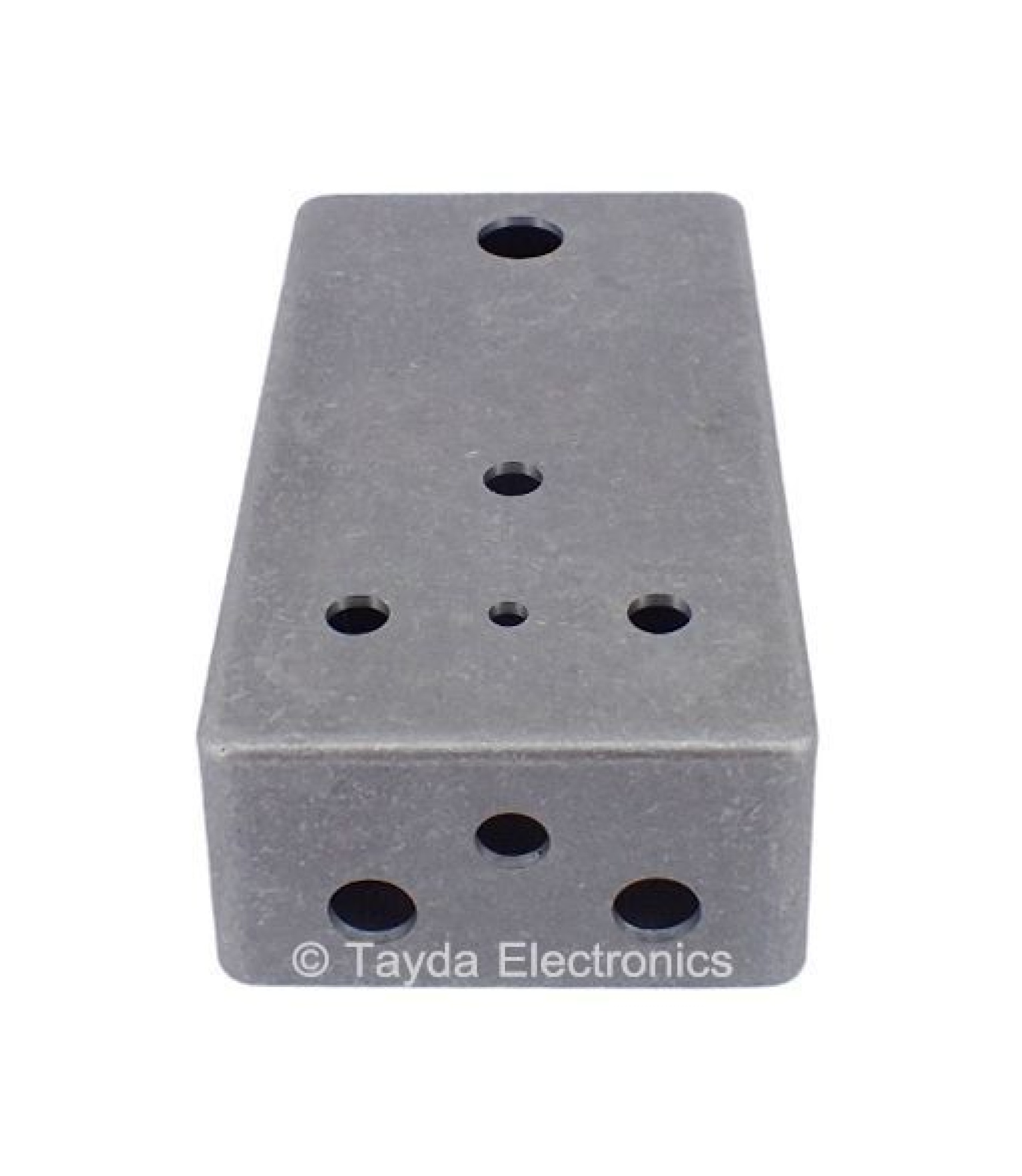 PEARL GRAY Drilled Enclosure for PedalPCB 3 Knob Type 1