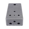 METALLIC CHAMPAGNE Drilled Enclosure for PedalPCB 3 Knob Type 1