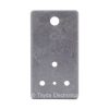 METALLIC CHAMPAGNE Drilled Enclosure for PedalPCB 3 Knob Type 1