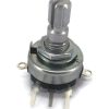 50K OHM Anti-Log Taper Potentiometer On-Off Switch PCB Mount Knurled Shaft Dia: 6mm TOTAL SHAFT LENGTH:20 MM