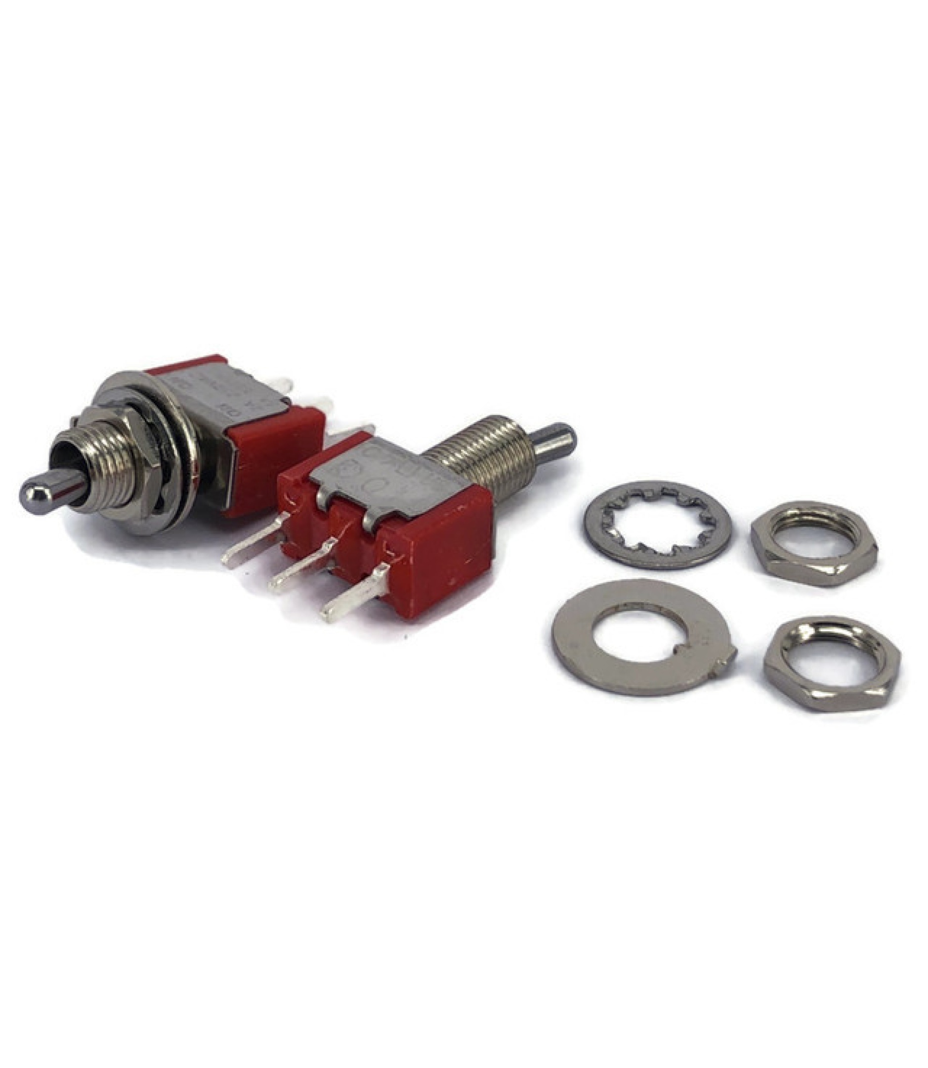 Mini Toggle Switch 1M Series SPDT On-On Short Lever PC Thru-Hole