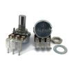A-5401-4_1.jpg 100K OHM Logarithmic Taper Potentiometer PCB Mount Round Shaft Dia: 6.35mm