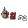 Mini Toggle Switch 1M Series DPDT On-On-On Short Lever