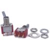 Mini Toggle Switch 1M Series SPDT On-On Short Flat Lever Gold Pins