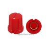 KN8F Red Knob 16x15mm Shaft Diameter 6.00mm
