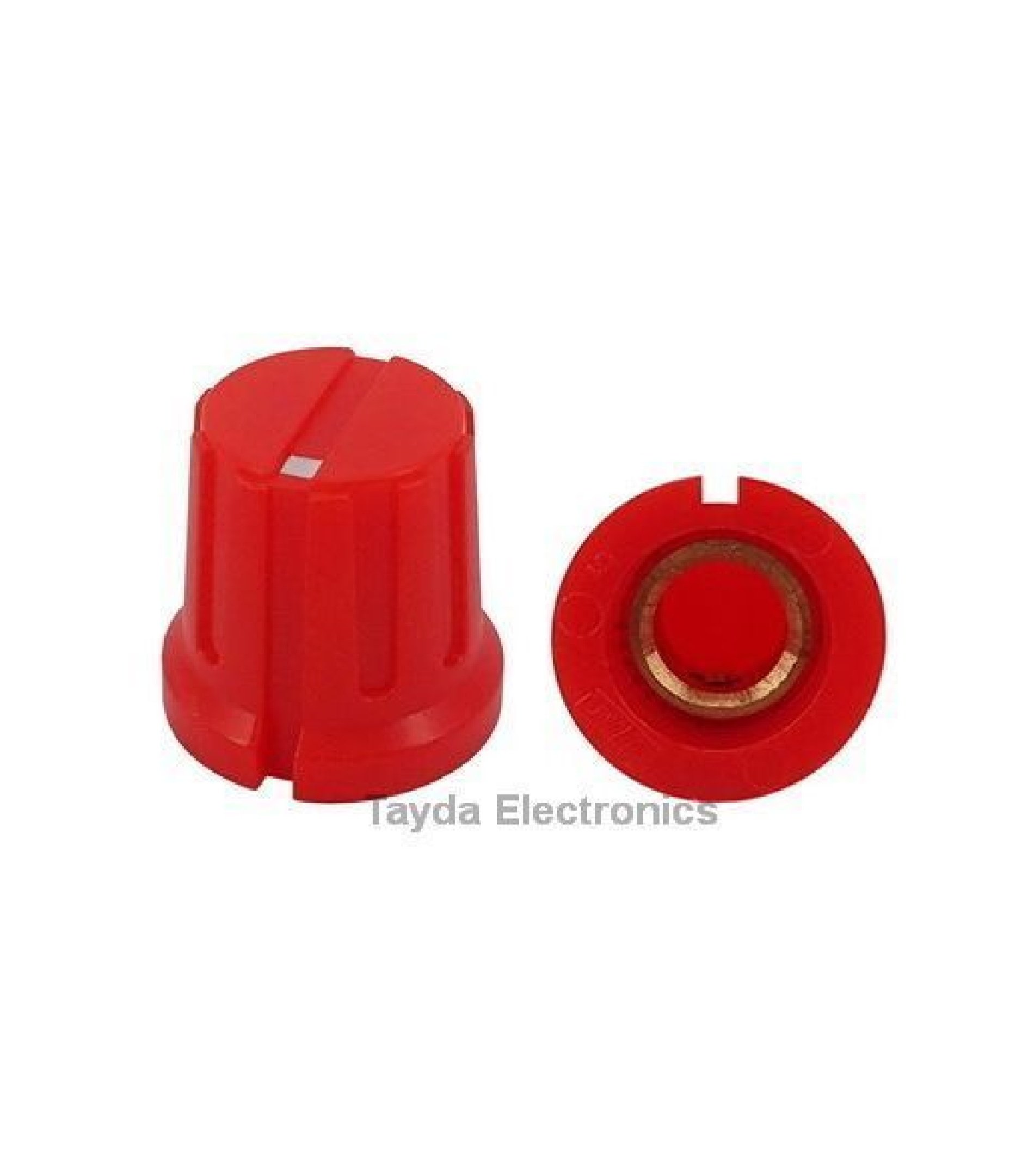 KN8F Red Knob 16x15mm Shaft Diameter 6.00mm