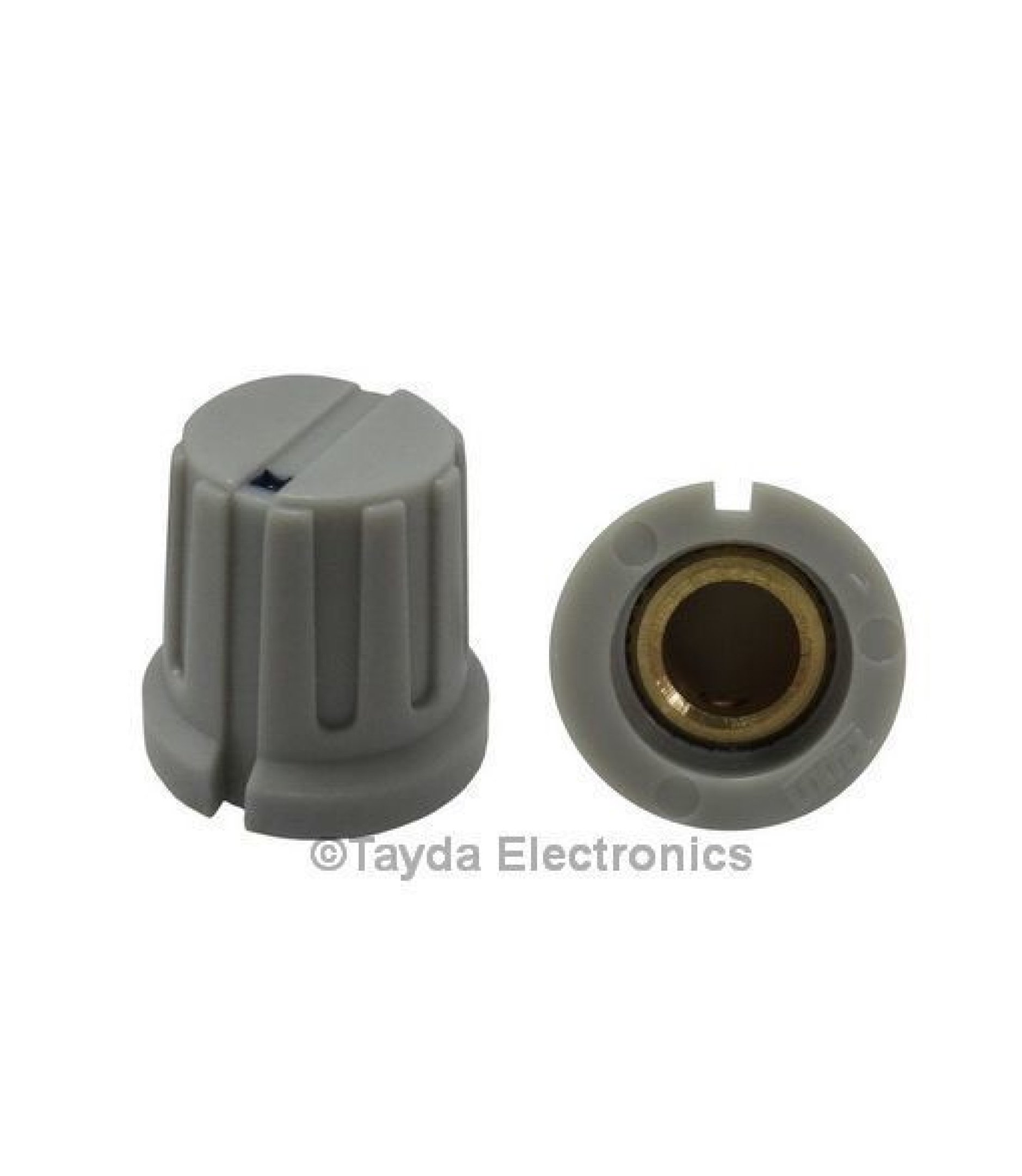 KN8F Gray Knob 16x15mm Shaft Diameter 6.00mm