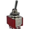 Mini Toggle Switch 1M Series 3PDT On-On